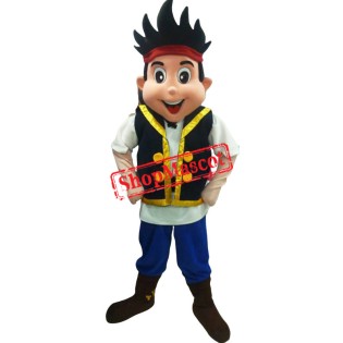 Jake Neverland Pirate Mascot Costume