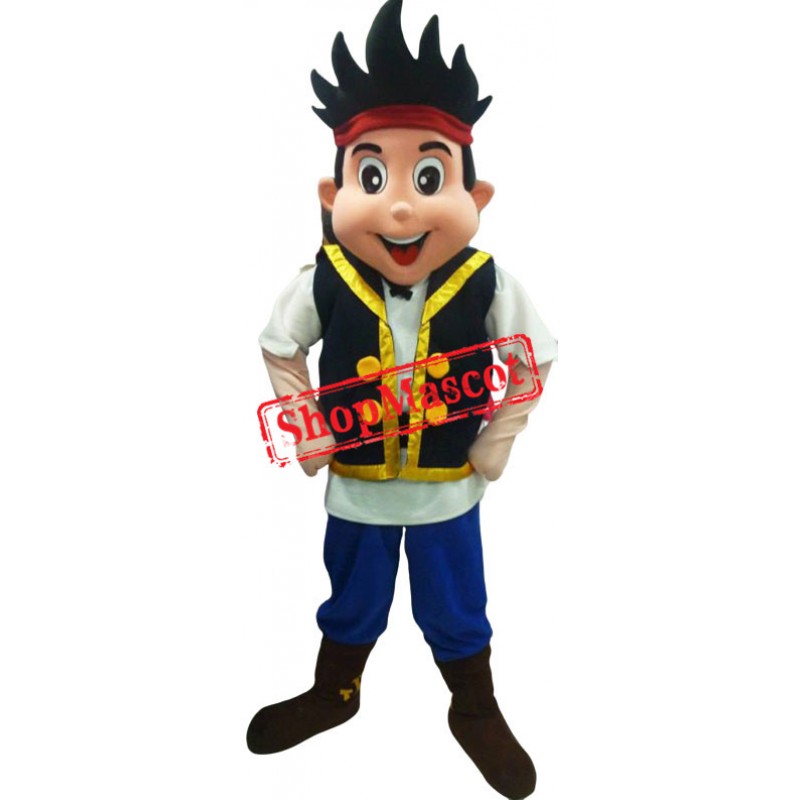 Jake Neverland Pirate Mascot Costume