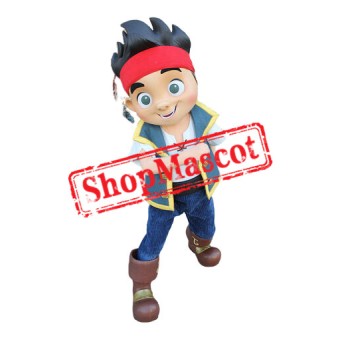 Best Quality Jake Neverland Pirate Mascot Costume