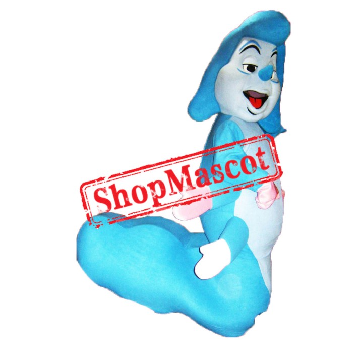 Blue Caterpillar Mascot Costume