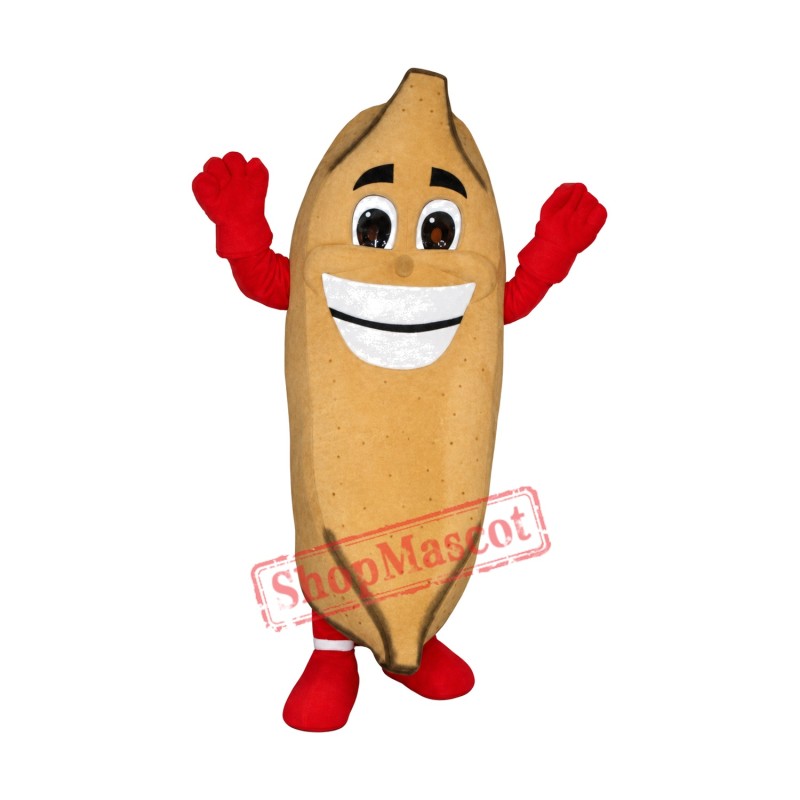 Happy Banana Mascot Costume Free Shipping