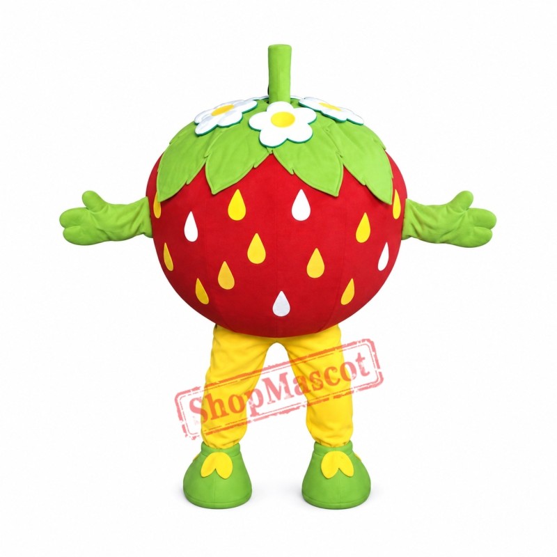 Funny Strawberry Mascot Costume Funny Strawberry Mascot Costume