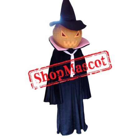 Halloween Pumpkin Ghost Spirit Mascot Costume