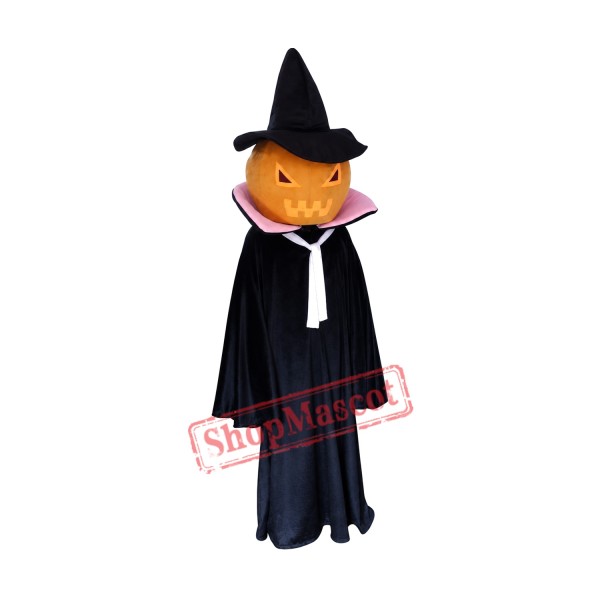 Halloween Pumpkin Ghost Spirit Mascot Costume