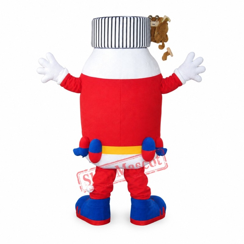 Pill Bottle Mascot Costume Pill Bottle Mascot Costume