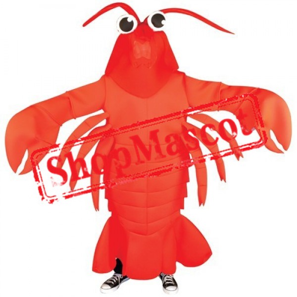 Lobster Waver Adult Mascot Costume