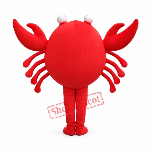 Cheap Red Crab Mascot Costume