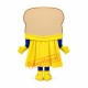 Happy Bakery Mascot Costume Happy Bakery Mascot Costume