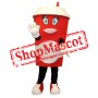 Beautiful Coffee Cup Mascot Costume