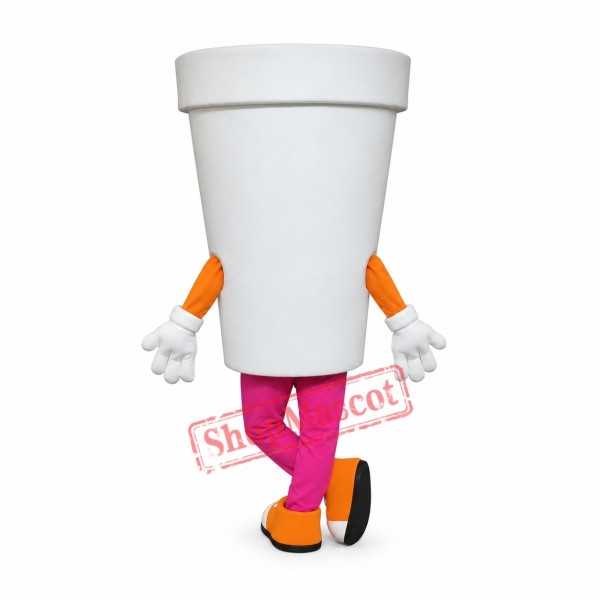Cuppy Cup Mascot Costume Cuppy Cup Mascot Costume