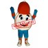 Cute Baseball Mascot Costume