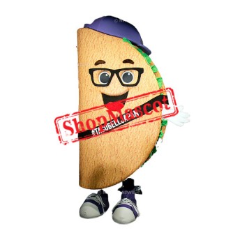 Happy Lightweight Taco Mascot Costume