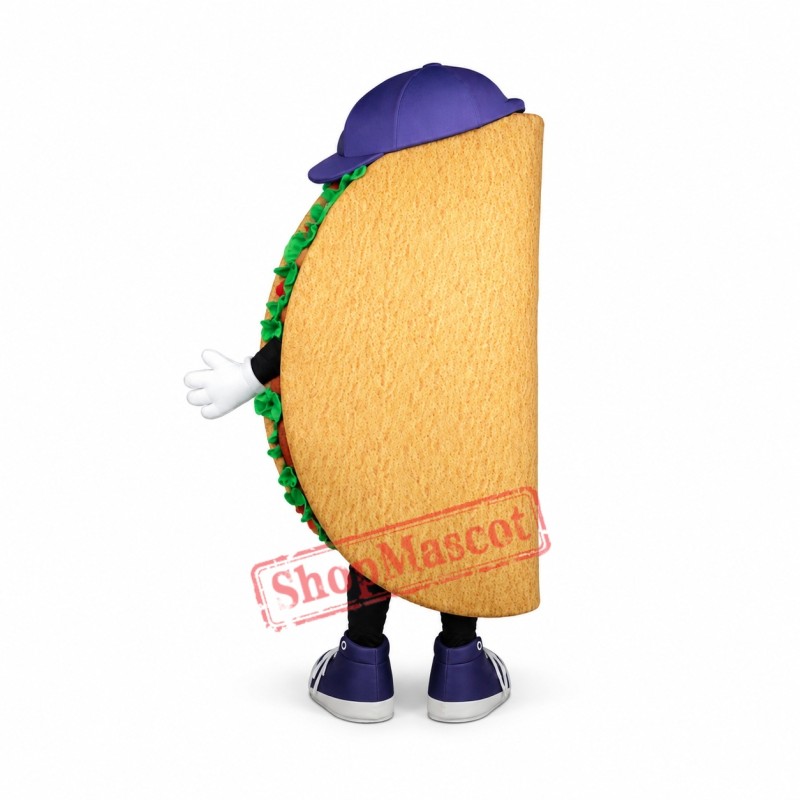 Happy Lightweight Taco Mascot Costume Happy Lightweight Taco Mascot Costume