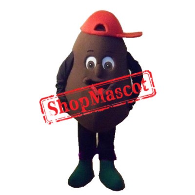 High Quality Coffee Bean Mascot Costume