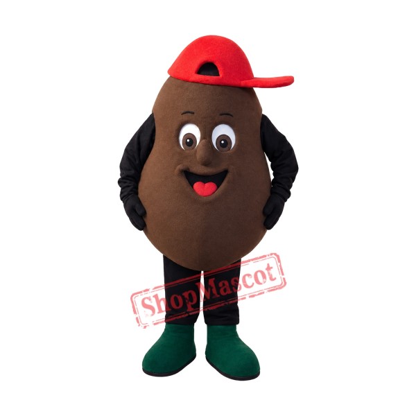 High Quality Coffee Bean Mascot Costume