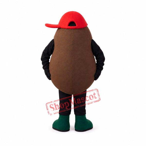 High Quality Coffee Bean Mascot Costume High Quality Coffee Bean Mascot Costume