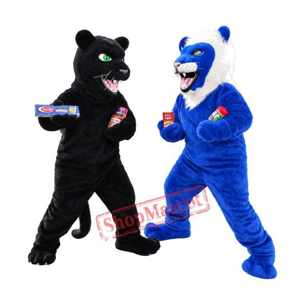 Best Quality Blue Lion Mascot Costume