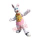 Super Cute White Easter Bunny Mascot Costume Super Cute White Easter Bunny Mascot Costume