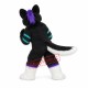 Super Cute Black Dog Mascot Costume Super Cute Black Dog Mascot Costume