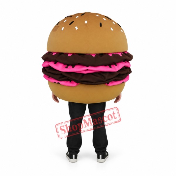 Delicious Hamburger Mascot Costume Delicious Hamburger Mascot Costume