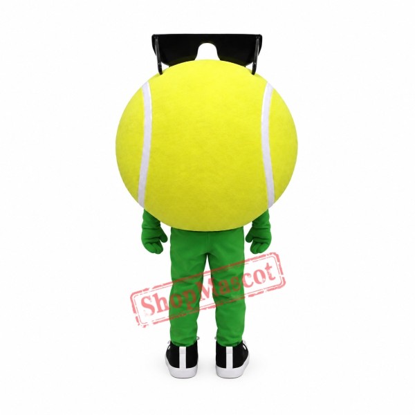 Happy Tennis Ball Mascot Costume