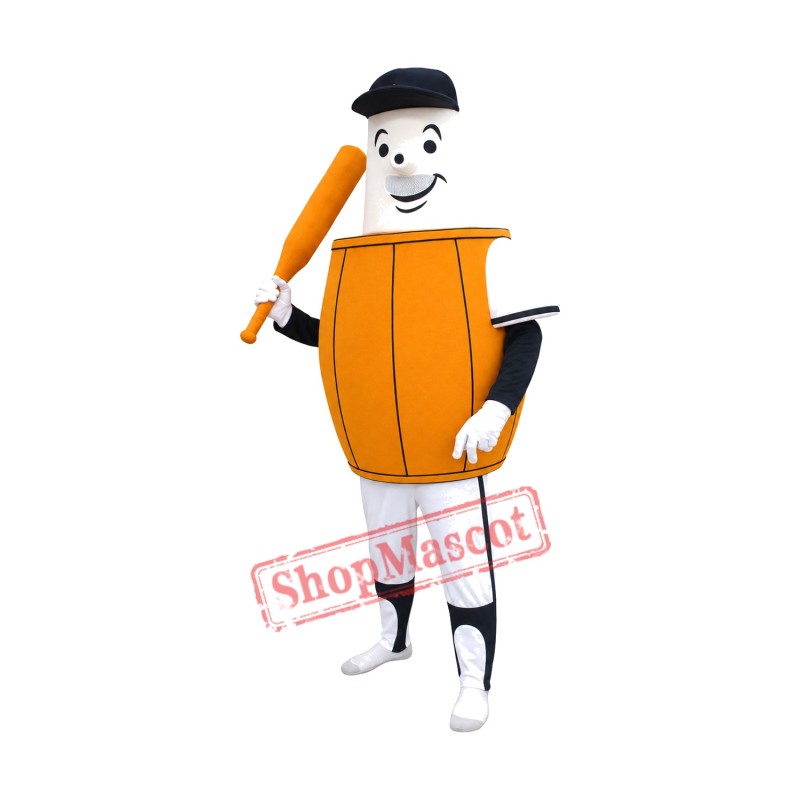 Sport Barrel Man Mascot Costume Sport Barrel Man Mascot Costume
