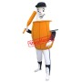 Sport Barrel Man Mascot Costume