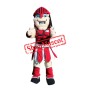 Red Spartan Knight Mascot Costume