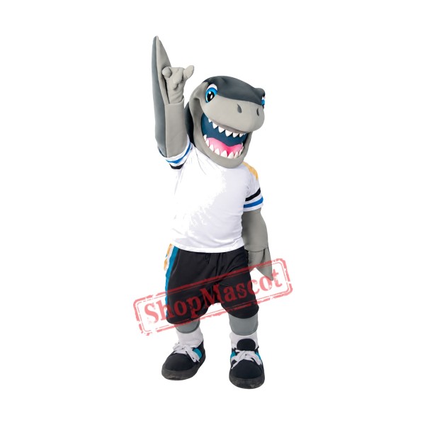 College Sport Shark Mascot Costume
