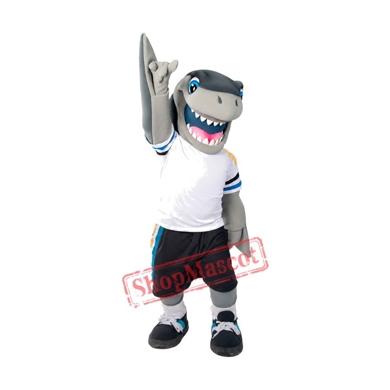 College Sport Shark Mascot Costume