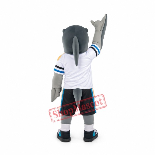 College Sport Shark Mascot Costume
