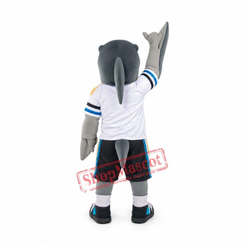 College Sport Shark Mascot Costume
