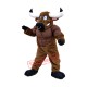 Power Muscular Buffalo Mascot Costume Power Muscular Buffalo Mascot Costume