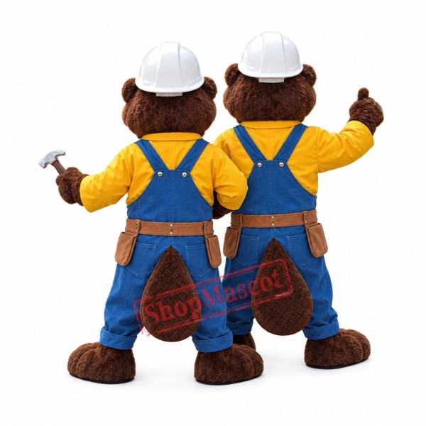 High Quality Worker Beaver Mascot Costume High Quality Worker Beaver Mascot Costume