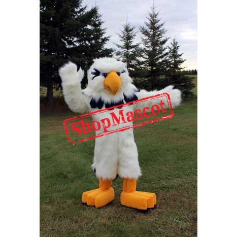 All White Eagle Mascot Costume