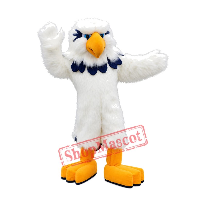 All White Eagle Mascot Costume