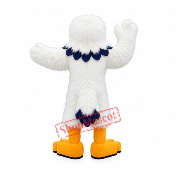 All White Eagle Mascot Costume All White Eagle Mascot Costume