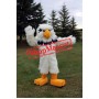 All White Eagle Mascot Costume