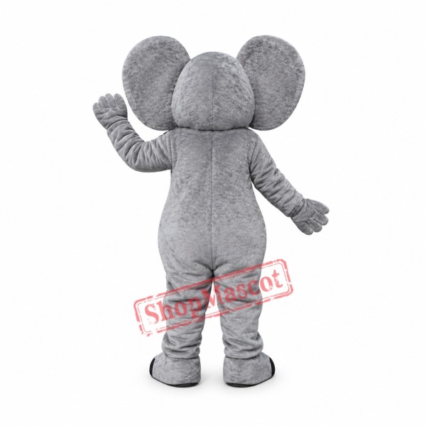 Pink Ear Elephant Mascot Costume