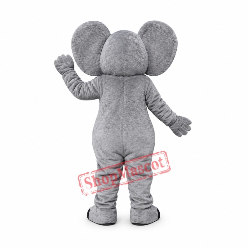 Pink Ear Elephant Mascot Costume Pink Ear Elephant Mascot Costume