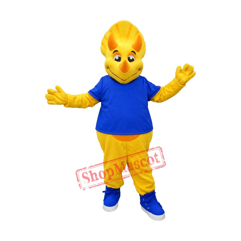 Best Quality Triceratops Mascot Costume Best Quality Triceratops Mascot Costume