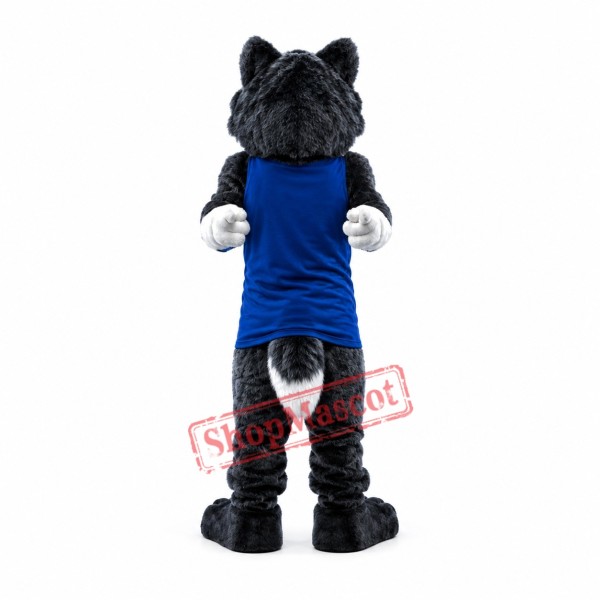 Sport College Wolf Mascot Costume Sport College Wolf Mascot Costume