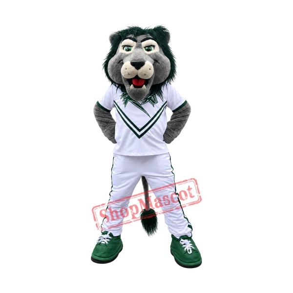 College Green Lion Mascot Costume