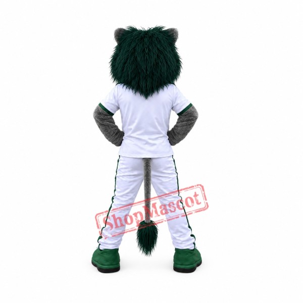 College Green Lion Mascot Costume