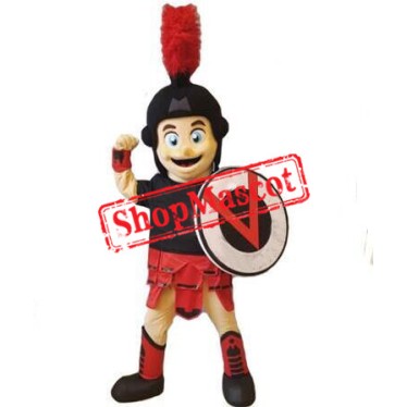 Kind Spartan Trojan Knight Mascot Costume