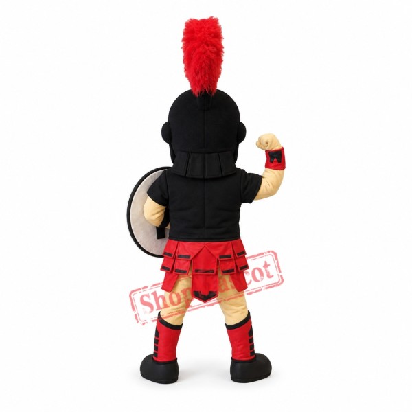 Kind Spartan Trojan Knight Mascot Costume Kind Spartan Trojan Knight Mascot Costume