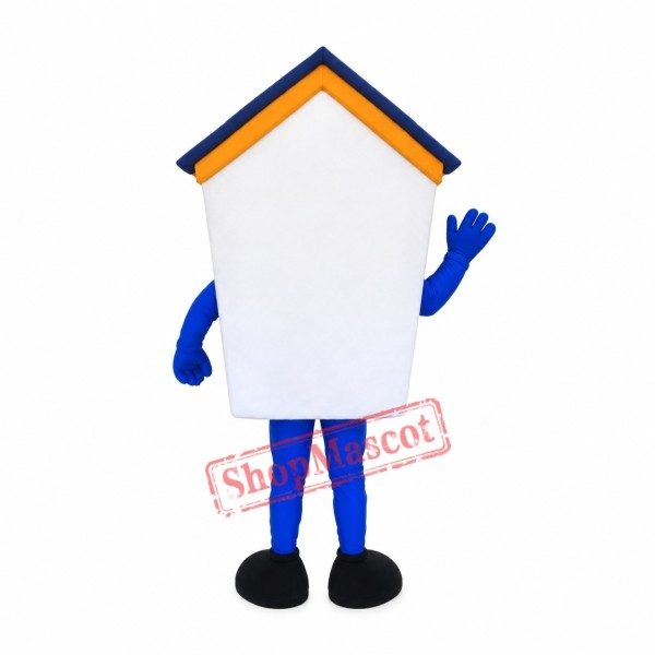 Happy House Mascot Costume Happy House Mascot Costume
