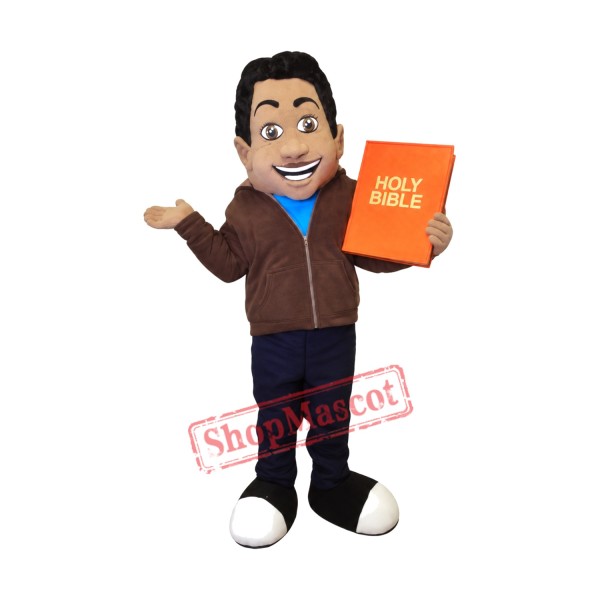 Church Boy Mascot Costume