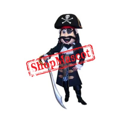 High Quality Pirate Captain Mascot Costume