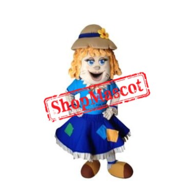 Female Scarecrow Mascot Costume
